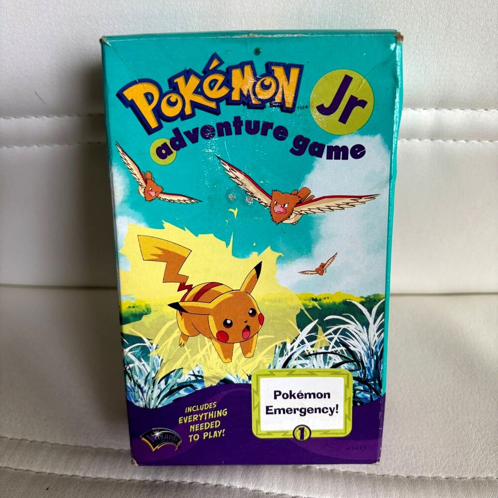 Vintage 1999 Nintendo Poke'mon Jr Adventure Game Poke'mon Emergency MB